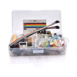 Unbranded Electronics Starter Kit For UNO R3 With Breadboard Jumper Wires LED Resistors