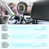 Riloer 360 Degree Adjustable Car Fan, Portable Air Cooling Fan