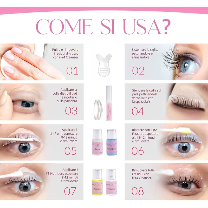 Beautier Boutique Eyelash Lifting Set for Home and Beginners, Private