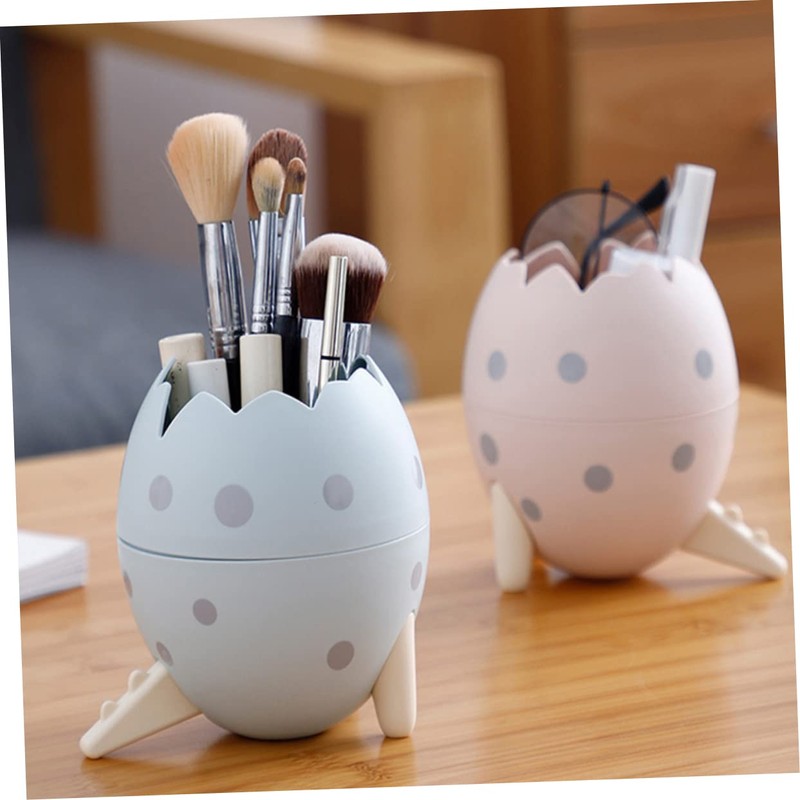 FOMIYES Dinosaur Makeup Brush Holder Creative Dot Container Pen Organizer