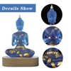 YUEFUDU 7-inch Buddha Statue Collection with LED lamp Base -