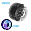 PATIKIL Roller Skate Wheels Set,8 Pack 58mm 82A Light Up