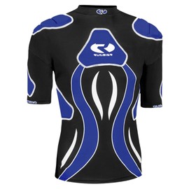 Rugbier Professional Rugby Shoulder Pad for Men - Vulcano Rugby Shoulder Pad - Padded Rugby Protection - Men's Categories - Vulcano Blue/Black Model Size S