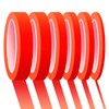 6 Rolls Fine Line Tape 1/16, 1/8, 1/5, 2/5, 1/2,