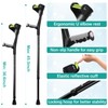 Forearm Crutches for Adults, Lightweight Folding Arm Crutch Forearm with