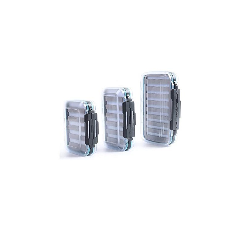 Maxcatch Waterproof Fly Box Double Clear Lid Fly Fishing Box