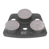 3Pcs Diamond Grinding Shoes Trapezoid Concrete Floor Cutting 3 Cylinder