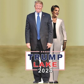 H38162 Trump and Kari Lake Cardboard Cutout Standee Standup