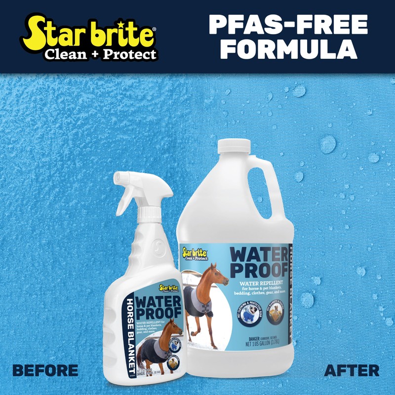 STAR BRITE Waterproof Spray for Horse Blankets - 1 Gallon