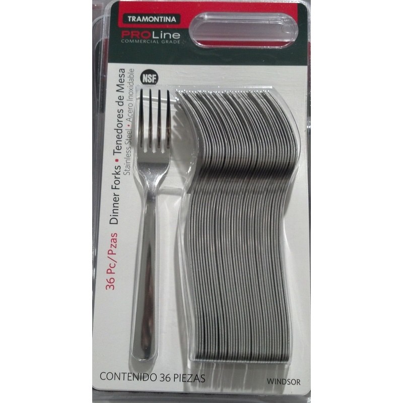Tramontina Pro Line 36 Dinner Forks Commercial Grade Stainless Steel