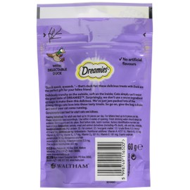 Dreamies Duck Flavoured Cat Treats 60G