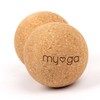 Myga - Cork Peanut Lacrosse Ball Muscle Roller Self Massager
