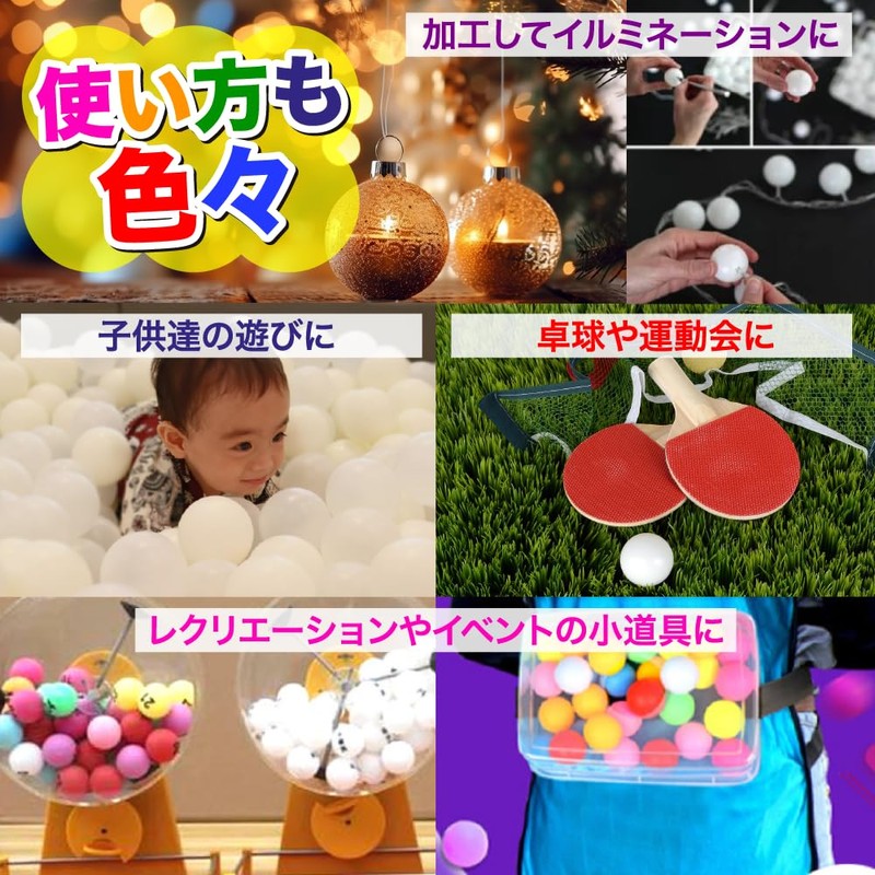 TKY Ping Pong Balls 5.5cm Large Practice Event Ball Solid