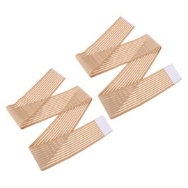 Gatuida 2rolls Leg Brace Guard Compression Bandage Wraps for Weightlifting Skin Color Flexible Breathable Sweat Absorbent Easy to Use for Workout Sports Injuries Relief