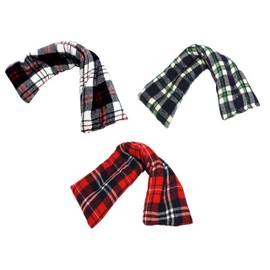 Heat Pack Cotton Tartan Microwavable Natural Silica Bead Filling Bag(Random Color)