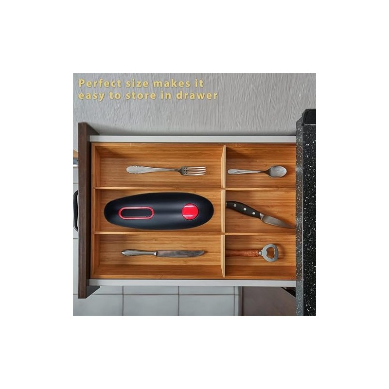 SQUADO Professional Can Opener, Electric Button One-Touch Electric Can Opener,