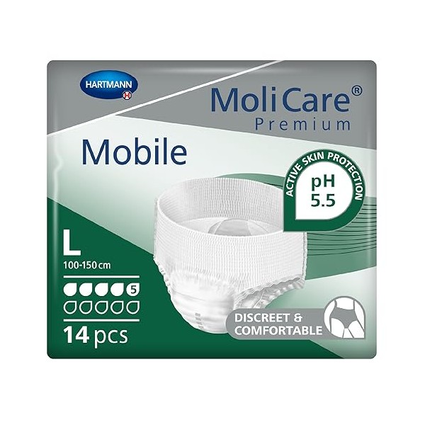 Molicare MoliCare Premium Mobile Disposable Underpants: Discreet Usage for Woman