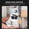 Operitacx 2 Sets Washing Machine Drain Adapter, 21mm Dishwasher Hose