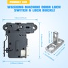 2 Pack AP6329665 Washer Door Lock & 5304505088 Latch Replacement