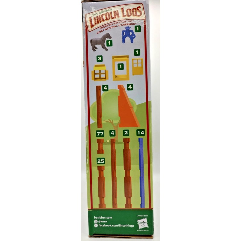 Lincoln Logs 00857 Oak Creek Lodge 137 Pieces