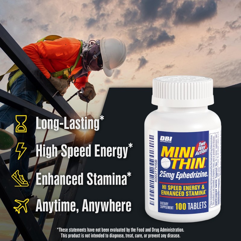 Mini Thin DBI Distribution - Two-Way 25mg Ephedrizine 24ct Bottle