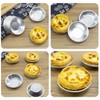 Esteopt 10Pcs Individual Yorkshire Pudding Tins,dariole Moulds,Yorkshire Pudding Tray Non