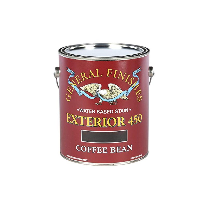 General Finishes Exterior 450 Water Based Wood Stain, 1 Gallon,