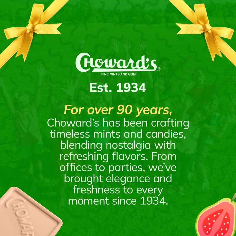 Choward's Guava Tropical Candy | Unique Fruit Flavors of Mint