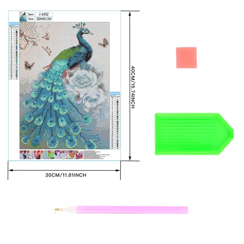 5D DIY Diamond Art Painting Kits for Adults Kids, Full