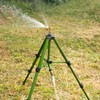 Hourleey Impact Sprinkler on Tripod Base, Heavy Duty Brass Sprinklers