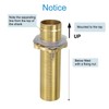 uxcell Faucet Mount Extension Shank 4.7"x 1.25" Brass Pipe Faucet