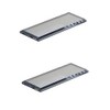 Mirart Pull Handle, Self Stick Acrylic Mirror Finger Glide Beveled