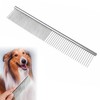 Professional Metal Pet Comb, Stainless Steel Pets Grooming Comb
