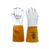 BOCOMAL Classic Welding Gloves,Grain Leather Muliti Tasks,14" Lined Leather Mig/Stick