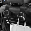 Saijer Pack of 2 Double Hooks for Car Seat Backrest,