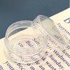 JPAR Transparent Cap Empty Cosmetic Cream Jar 10g 15ea