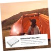 NOLITOY 1pc Outdoor Emergency Foil Blanket Multi Use Thermal Insulation