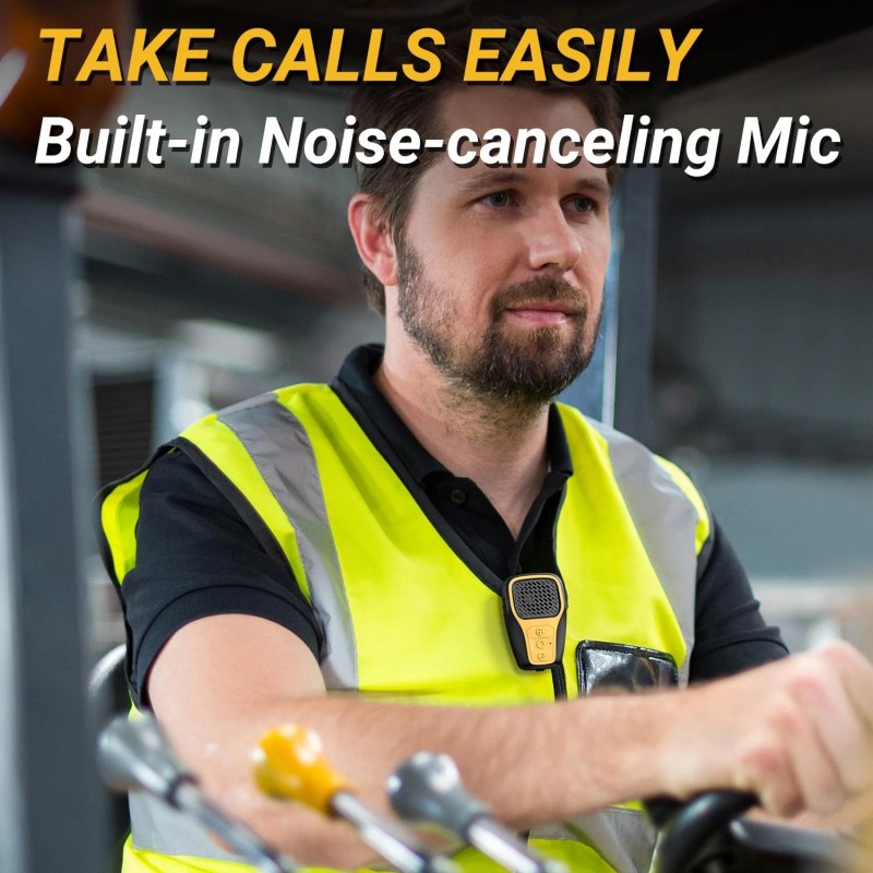 Inwa Wearable Bluetooth Speaker, Clip-on Wireless Portable Speakers with Siri/Goog...