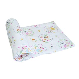 Vit Heart Sanrio Baby Flower Ring Gauze Swaddle (SB04S) White