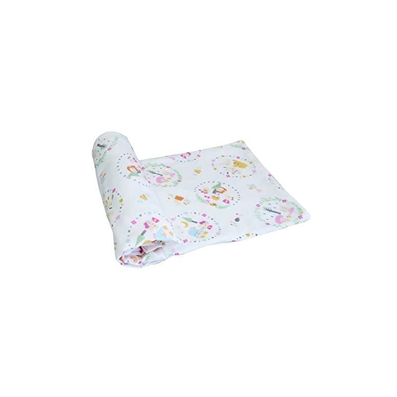 Vit Heart Sanrio Baby Flower Ring Gauze Swaddle (SB04S) White