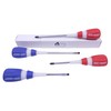 Vessel Neon Glow Screwdriver Set 4pc Phillips Slotted 7" 9"