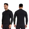 ZCCO Men's 3 mm Wetsuit with Zip Front, Long Sleeves,