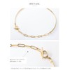 Cream Dot Necklace, Women's, Popular, Choker, Neck Cuff, 2-Way Oval