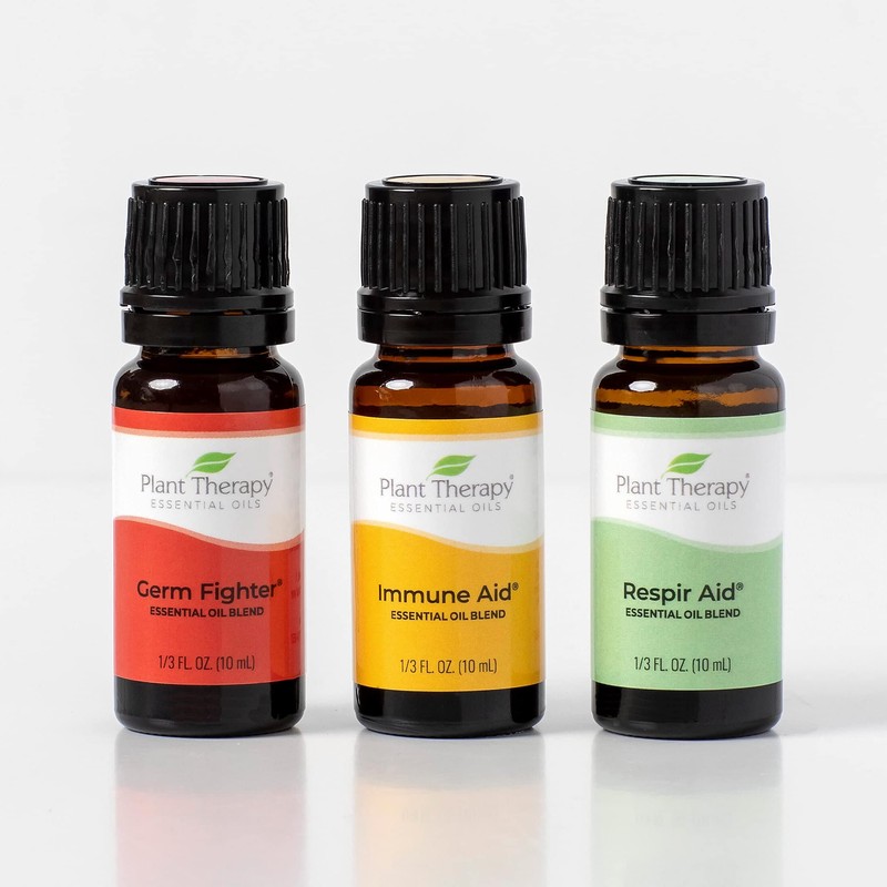 Plant Therapy Wellness Sampler Essential Oil Set – 100% Pure