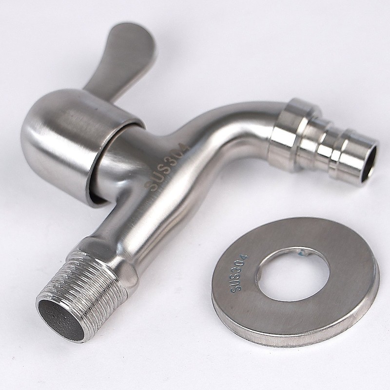 Tap Cast Stainless Steel 304 Outlet Tap Tap 1/2 Inch