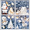 190Pcs Christmas Window Clings Decorations for Glass Window Decals Christmas