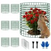 6 Pack Plant Protector, 12x14 Inch Metal Garden Cages for