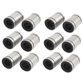 ARCELI 12Pcs LM8UU Linear Bearings for 3D Printer, RepRap Prusa Mendel DIY CNC Motion, Prusa Mendel, Reprap(8mm x 15mm x 24mm)