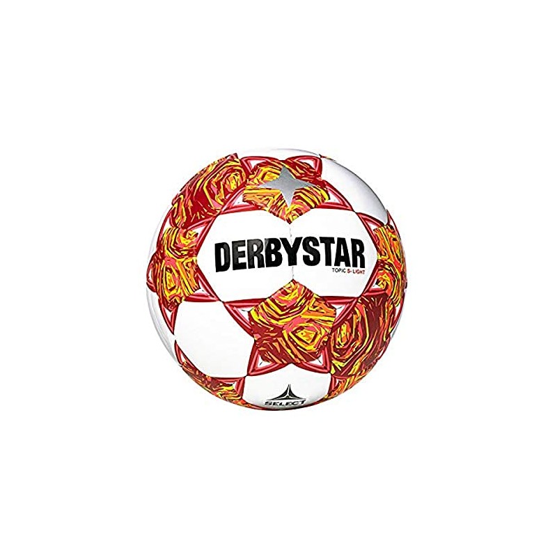 Derbystar Topic S-Light, White, Red, Yellow, 3