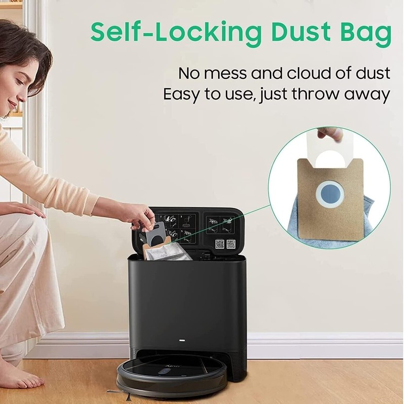 [10PK] iDeer Life Dust Bags Compatible with Eufy Clean G35+,